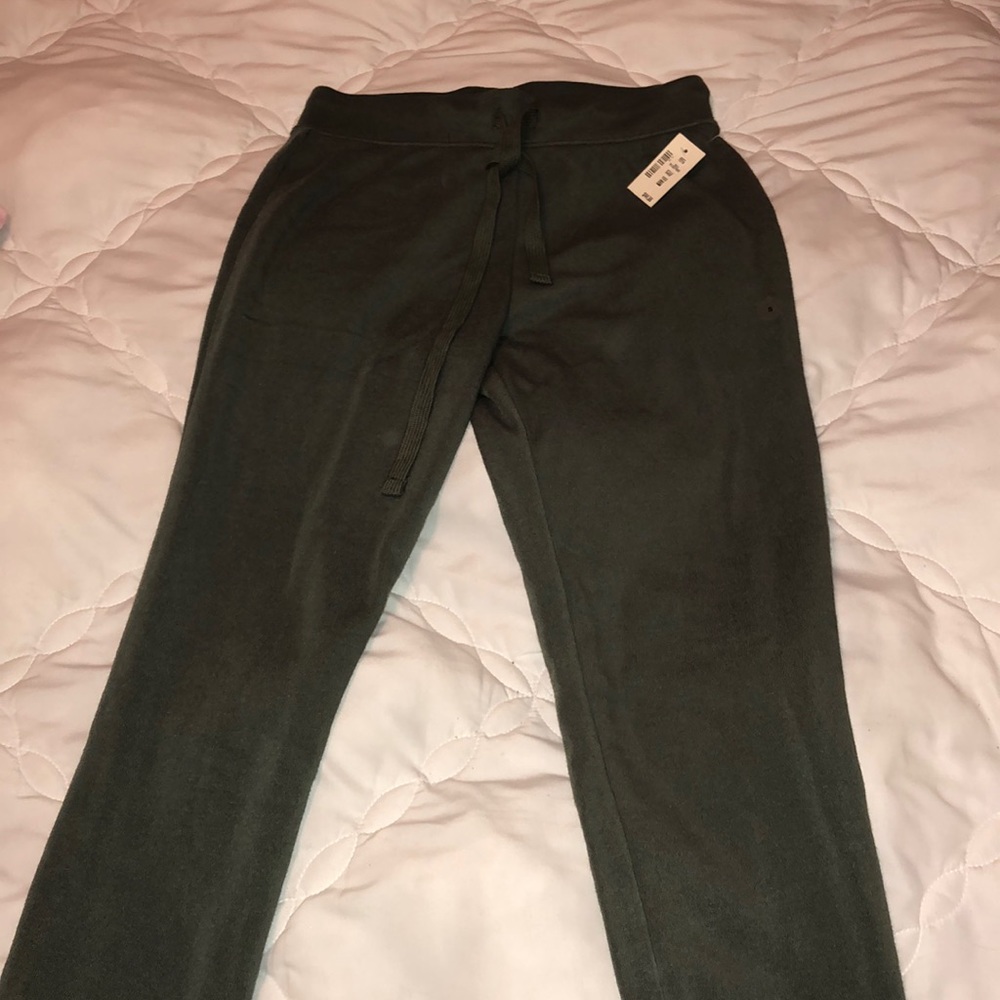 Green joggers
